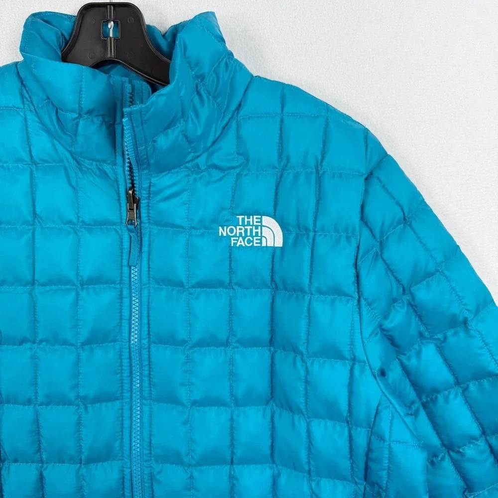 The North Face Mens Thermoball Eco Jacket Size L Mens Alkaline Blue Packable NWT
